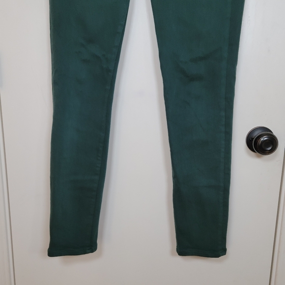 Madewell 9" Mid-Rise Skinny Jeans Green Size 26 - Picture 2 of 11